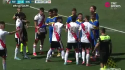 VIDEO | Se picó: Boca le ganó a River en Reserva y hubo empujones en el final