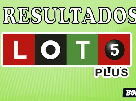 Loto 5 Plus: Resultados y números ganadores del sábado 10 de septiembre 2022