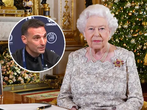 VIDEO | El saludo de Lionel Scaloni a la Reina Isabel antes de su fallecimiento