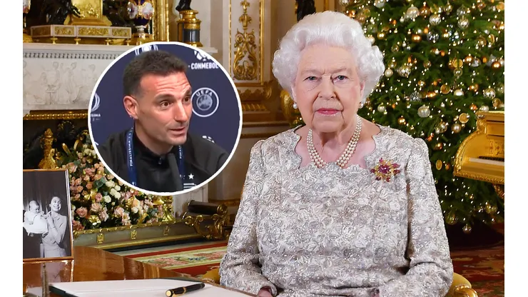 VIDEO | El saludo de Lionel Scaloni a la Reina Isabel antes de su fallecimiento