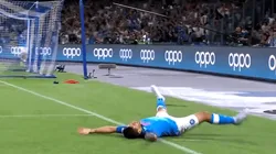 Gio Simeone debutó en la red con la camiseta del Napoli.