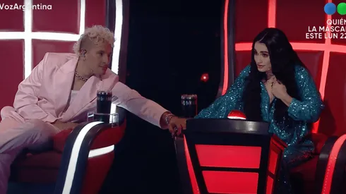 Lali se emocionó con la interpretación de Octavio.