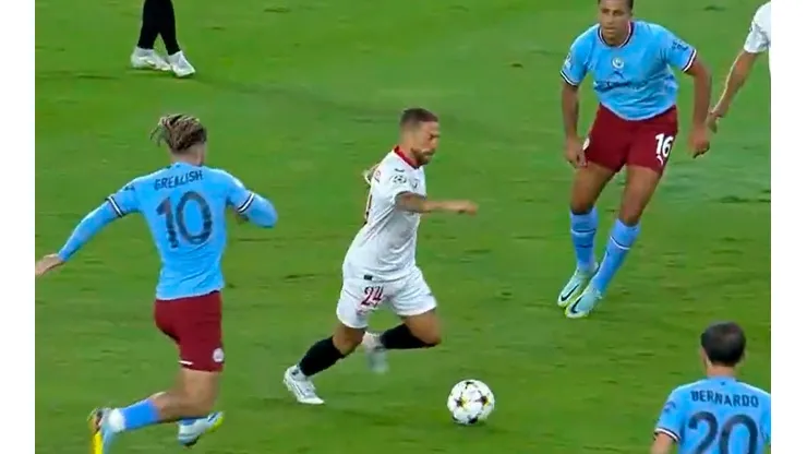 VIDEO | Marche un plomero: el tremendo caño del Papu Gómez a Grealish