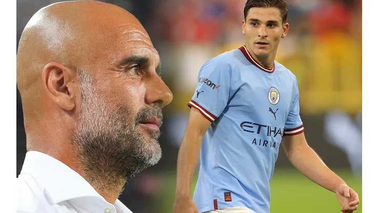 Lo reveló: Guardiola se animó a contar por qué motivo Julián no es titular en el City