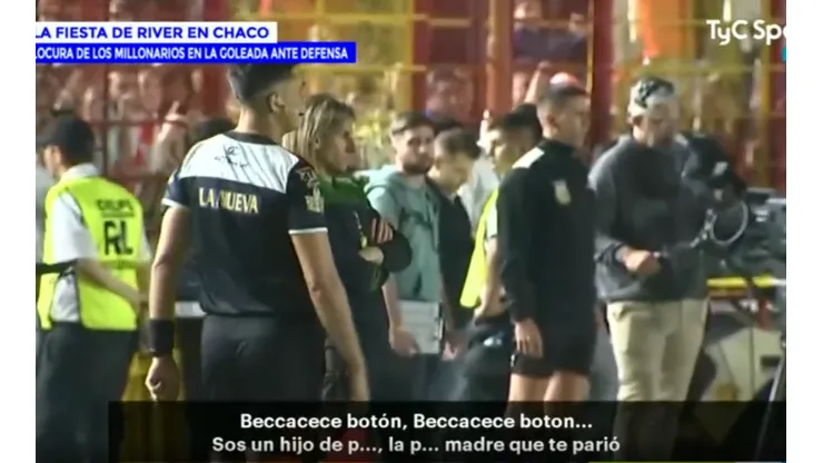 VIDEO | El cantito de la hinchada de River a Beccacece