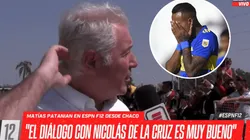 Patanian se enteró en vivo de la lesión de Villa.