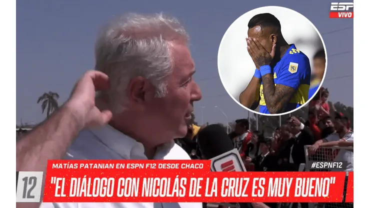 Patanian se enteró en vivo de la lesión de Villa.