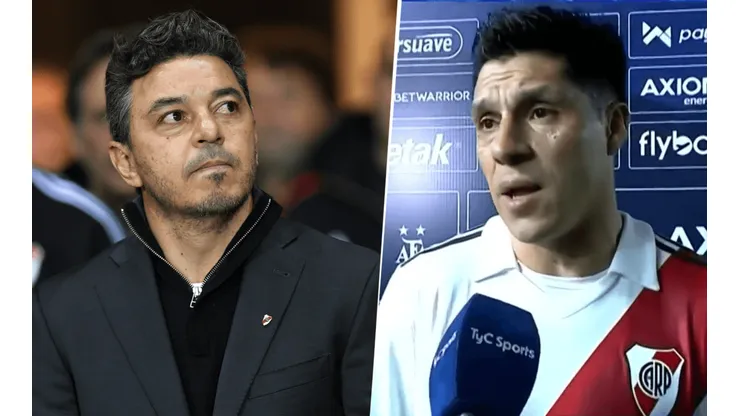 Enzo habló de los rumores de una supuesta pelea con Gallardo.