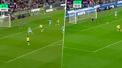 VIDEO | En su primera titularidad, Julián Álvarez se estrenó en las redes de la Premier ¡con un doblete!