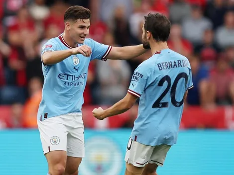 Festeja Scaloni: la decisión de Guardiola con Julián Álvarez en Manchester City