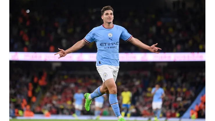 En medio de los elogios para Julián Álvarez, Guardiola también habló de River y Gallardo