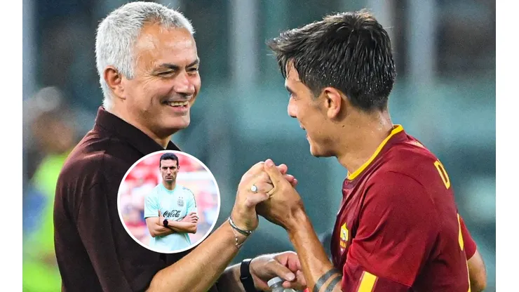 La provocadora de Mourinho a Scaloni tras los goles de Dybala