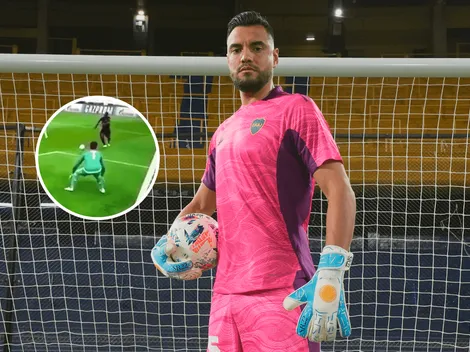 Mientras espera para debutar en Boca, Sergio Romero fue tendencia por un curioso video
