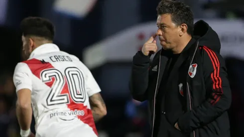 Gallardo y los convocados de River.