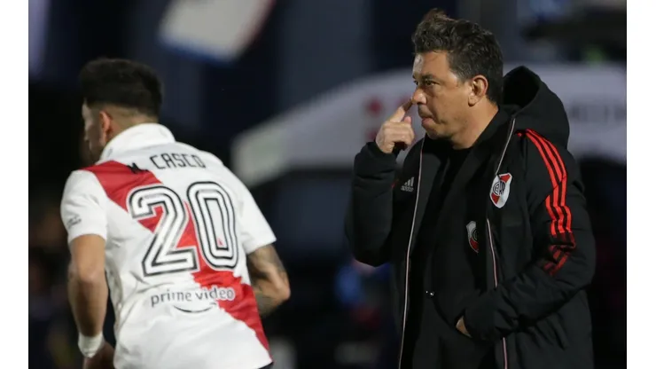 Gallardo y los convocados de River.