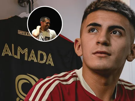 Thiago Almada: "Román siempre me escribe"