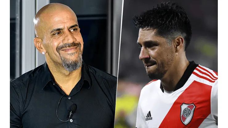Verón y un particular mensaje con Enzo Pérez.