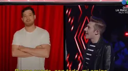 Bublé saludó a Iván Papetti.