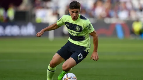 El sueño de Gallardo: Julián Álvarez posó junto a uno de los grandes deseos del DT