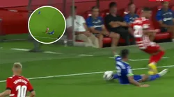 VIDEO | La brutal patada de Angileri en Getafe que terminó en roja directa