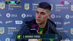 ¿Sigue con bronca? La tajante respuesta de Adonis Frías por la caída de su pase a Boca