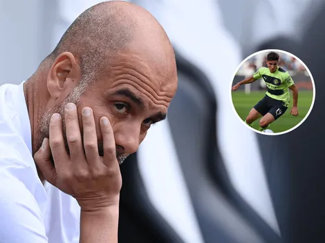 Guardiola dejó en el banco a Julián Álvarez en el empate del Manchester City