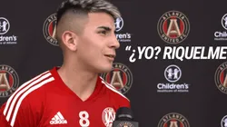 Almada y un guiño para Boca y Román.