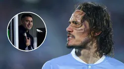 Riquelme habló por primera vez de lo que pasó con Cavani.