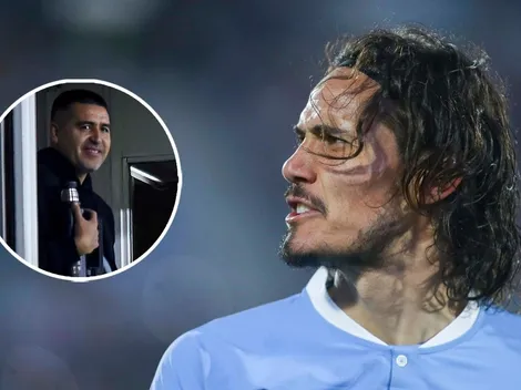 Riquelme habló por primera vez de lo que pasó con Cavani: "Me dijo que tenía todo arreglado..."