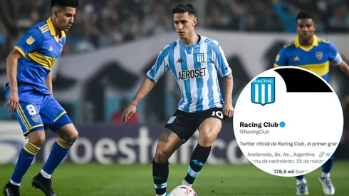 El tuit de Racing chicaneando a Boca tras la polémica en el final del clásico