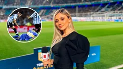 El comentario de Morena Beltrán en medio de Racing - Boca: "Todo tiene un porqué"