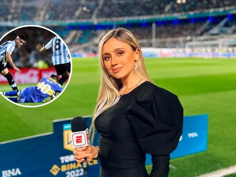 El comentario de Morena Beltrán en medio de Racing - Boca: "Todo tiene un porqué"