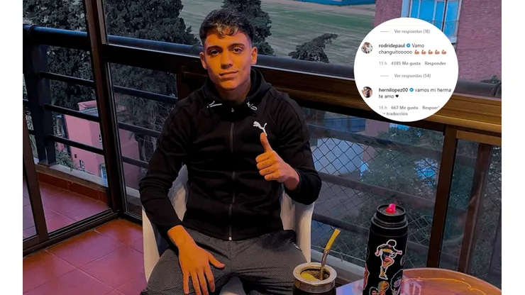 De Paul y dos ex River: los curiosos comentarios al "Changuito" Zeballos en su posteo post operación