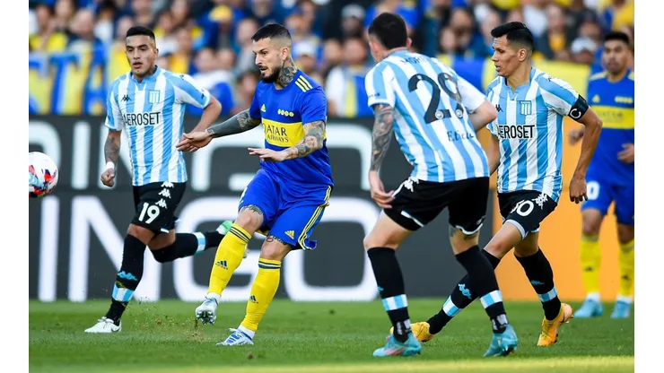 Racing y Boca se enfrentan por la decimotercera fecha de la Liga Profesional.