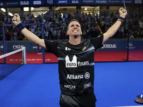 El español Paquito Navarro y un grito por las Malvinas en pleno Premier Pádel que enloqueció a la gente