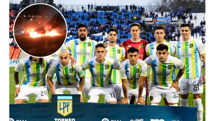 Incendiaron los autos de algunos jugadores de Aldosivi.