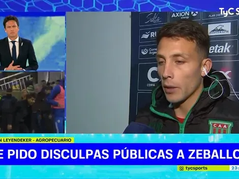 El autor de la criminal patada que lesionó al Changuito Zeballos: "En ningún momento..."