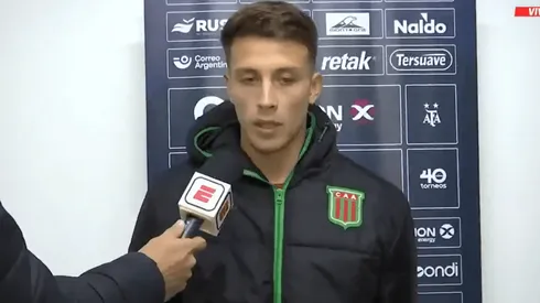 Leyendeker, tras su expulsión vs. Boca.