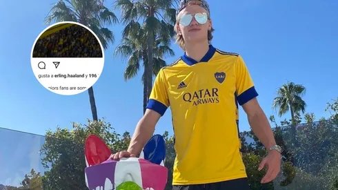 El like de Haaland que volverá locos a los hinchas de Boca