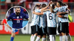 A Benzema le preguntaron si Argentina es candidata a ganar el Mundial.