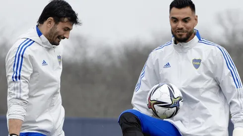 Las primeras fotos de Romero en Boca.