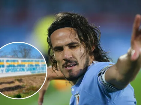 El pasacalle para Riquelme que apareció en el predio de Boca tras el no de Cavani