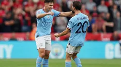 Julián Álvarez se prepara para su bautismo en Premier League.