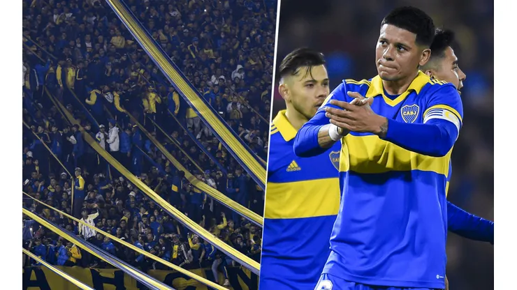 Reunión entre la barra y los jugadores de Boca.