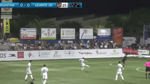 VIDEO | El terrible disparo de Barco en L'Alcudia que reventó el travesaño