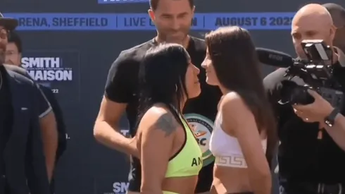 La Pantera Farías y un pesaje repleto de tensión.