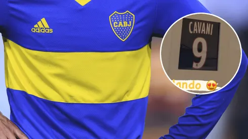 El guiño de un jugador de Boca a Cavani.