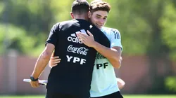 Scaloni y su reconocimiento a Julián.
