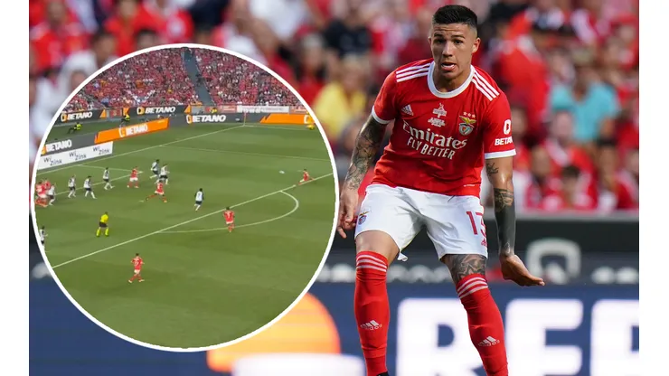 VIDEO | Debut soñado: Enzo Fernández y un impresionante golazo por Champions con el Benfica