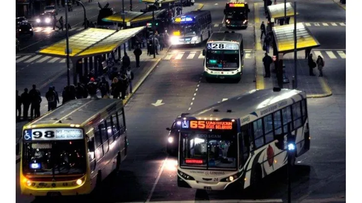 Paro de colectivos.